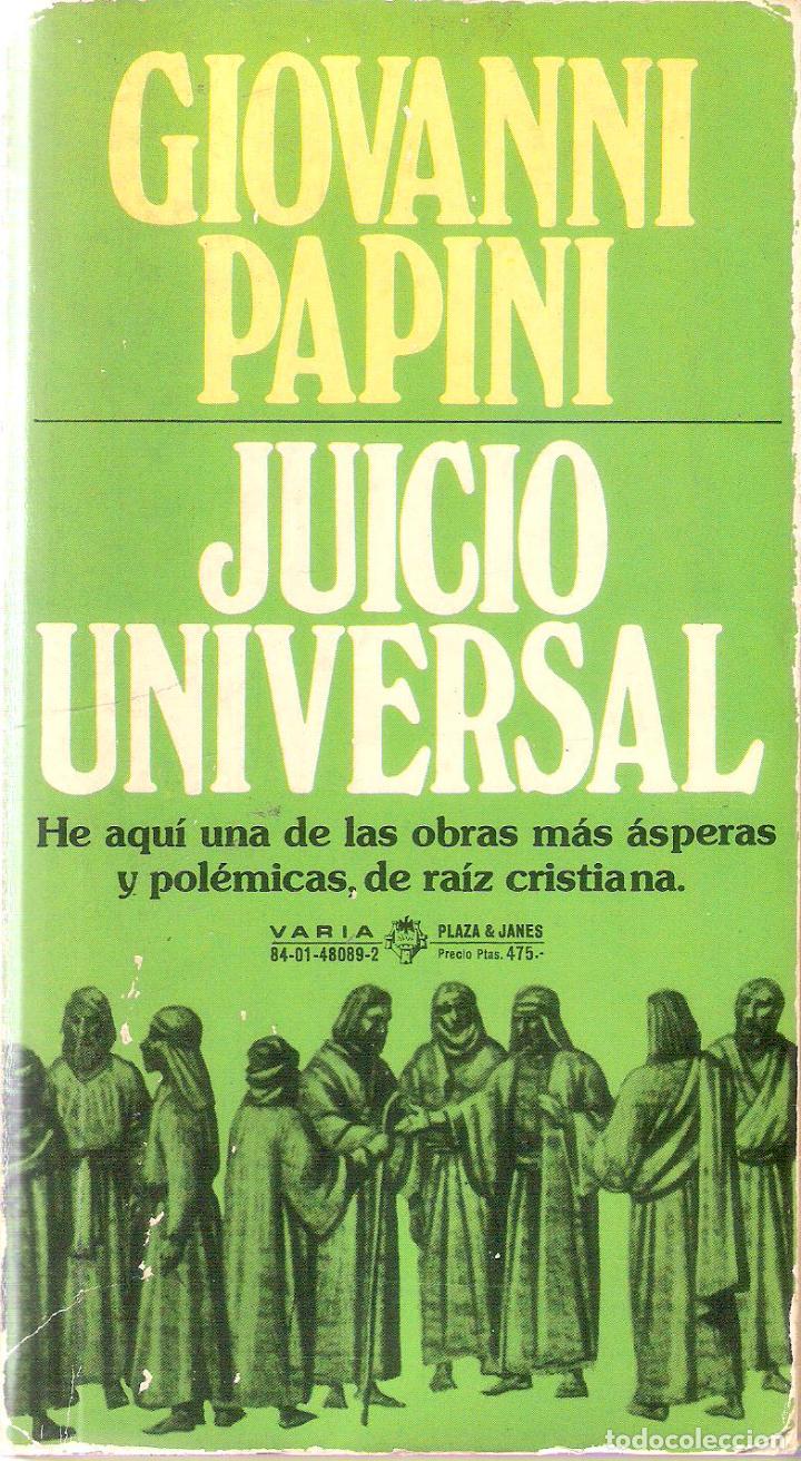 Libros de segunda mano: JUICIO UNIVERSAL - GIOVANNI PAPINI - Foto 1
