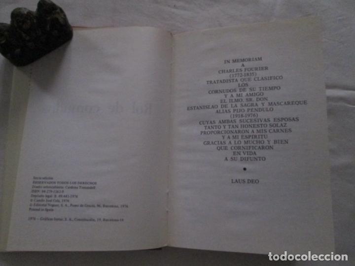 Libros de segunda mano: ROL DE CORNUDOS - CAMILO JOSE CELA - 1976 - Foto 3