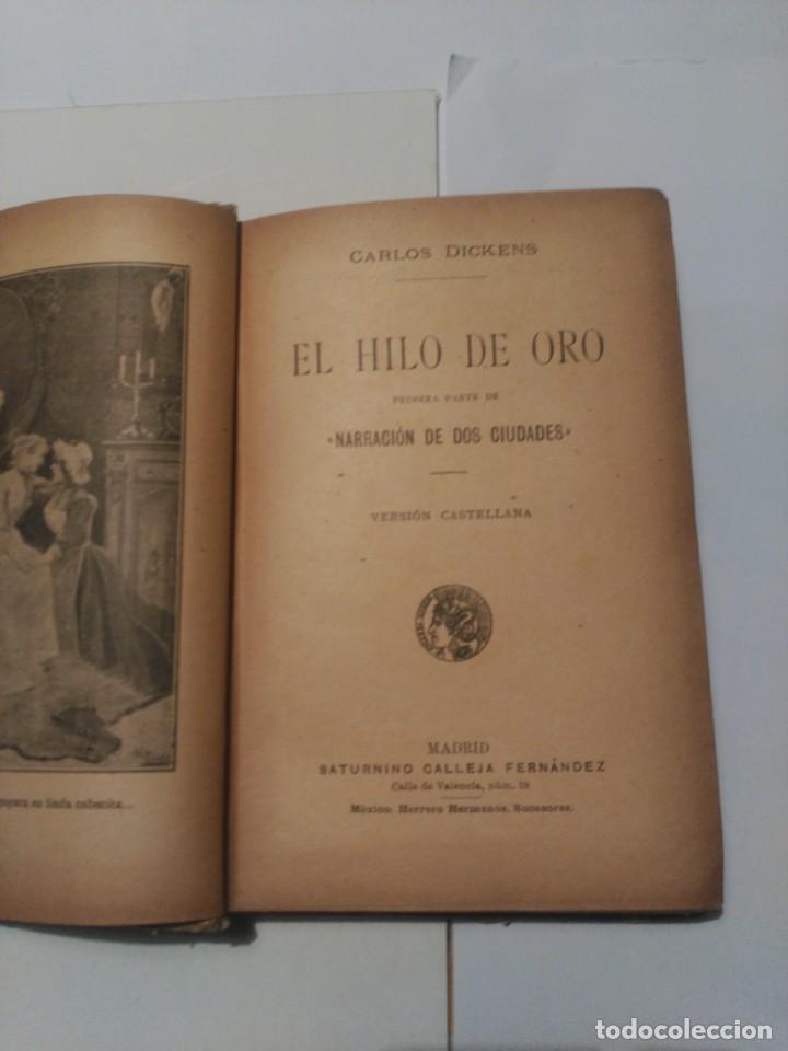 Libros de segunda mano: El hilo de oro Calleja - Foto 3
