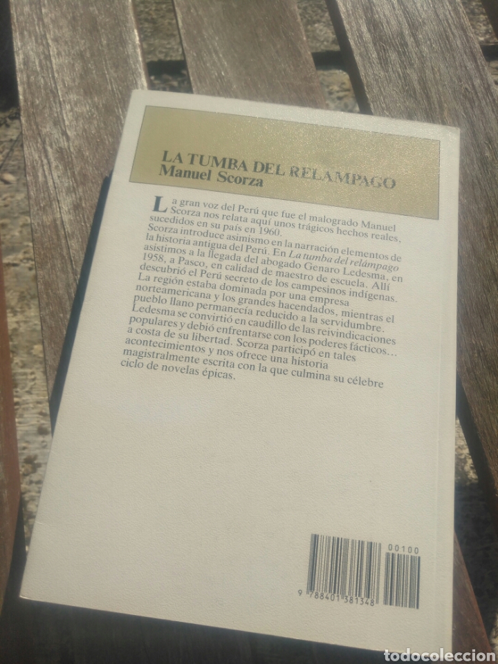 Libros de segunda mano: Manuel Scorza. La tumba del rel&aacute;mpago. - Foto 2