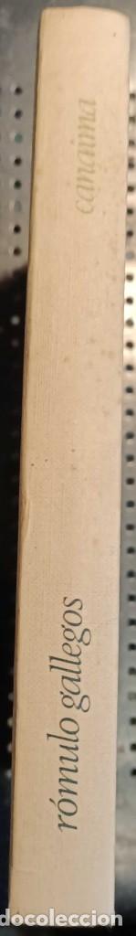 Libros de segunda mano: Libro: Canaima, R&oacute;mulo Gallegos, 1970 - Foto 2