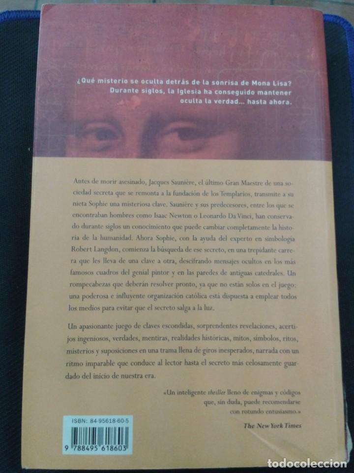 Libros de segunda mano: EL C&Oacute;DIGO DA VINCI. DAN BROWN - Foto 2