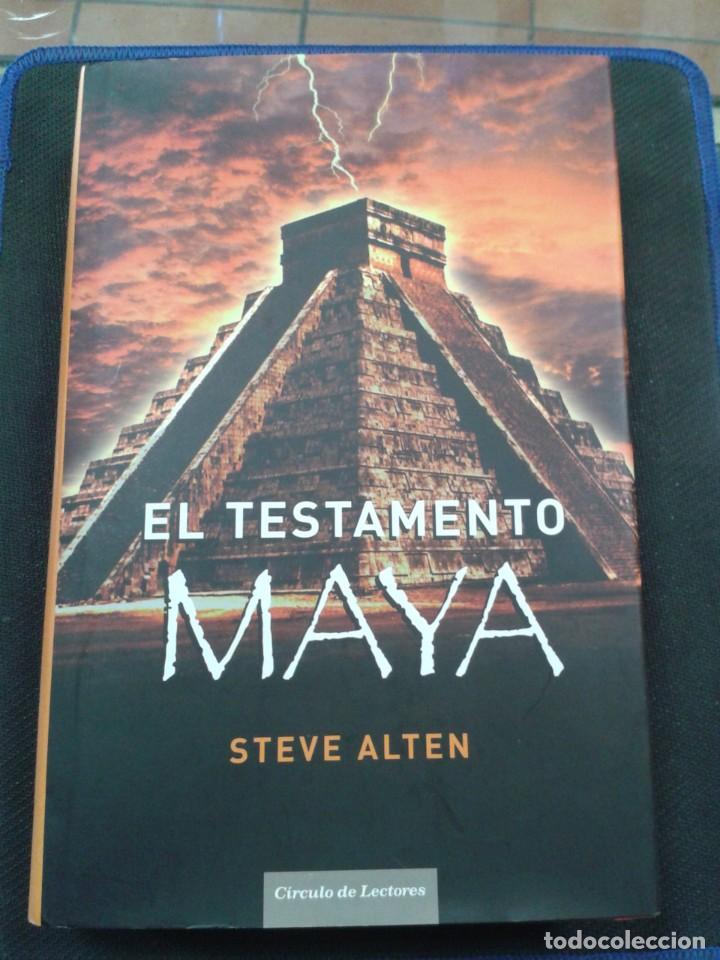 Libros de segunda mano: EL TESTAMENTO MAYA - STEVE ALTEN. CL - Foto 1