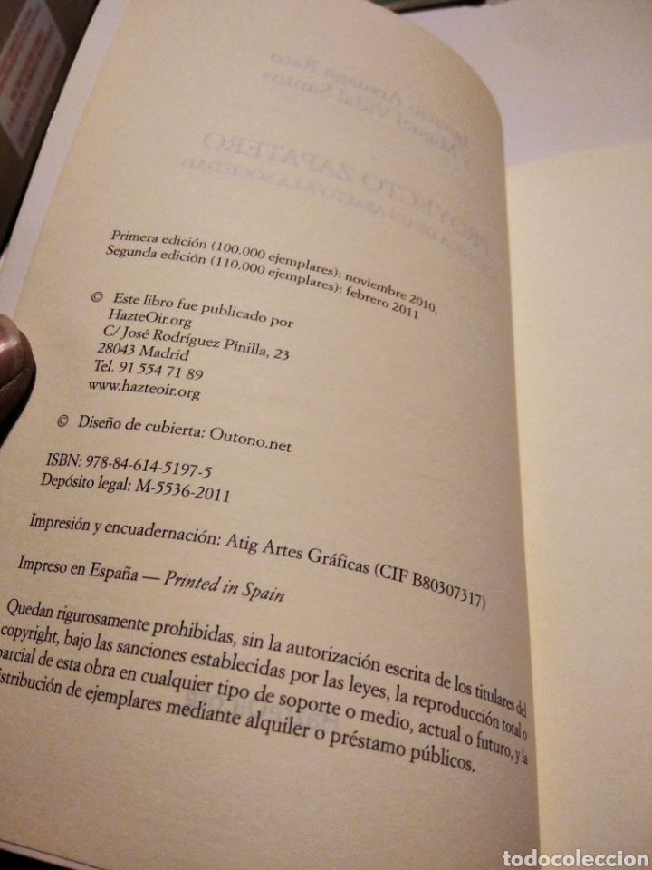 Libros de segunda mano: PZ proyecto Zapatero - Foto 2