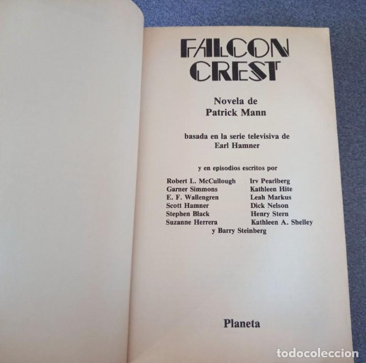 Libros de segunda mano: Falcon Crest Patrick Mann - Foto 4