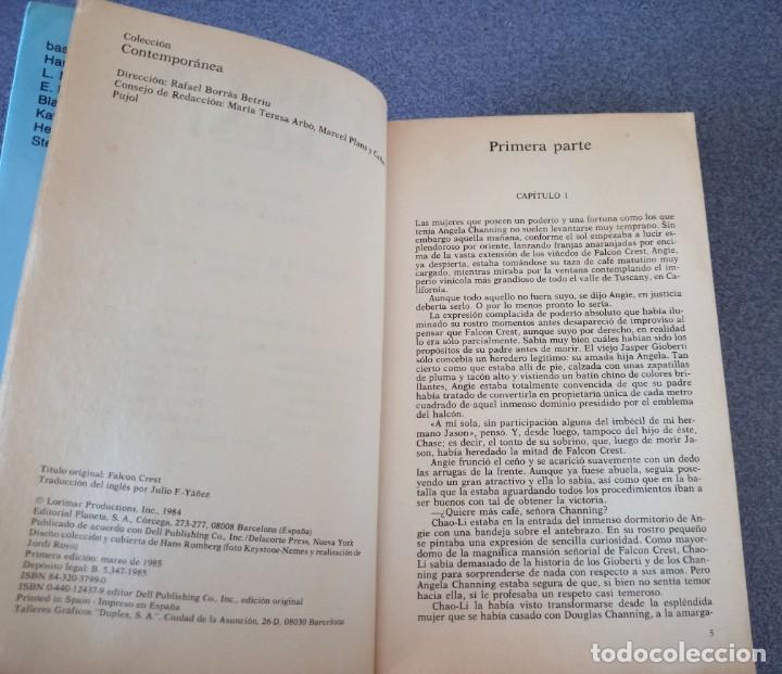 Libros de segunda mano: Falcon Crest Patrick Mann - Foto 5
