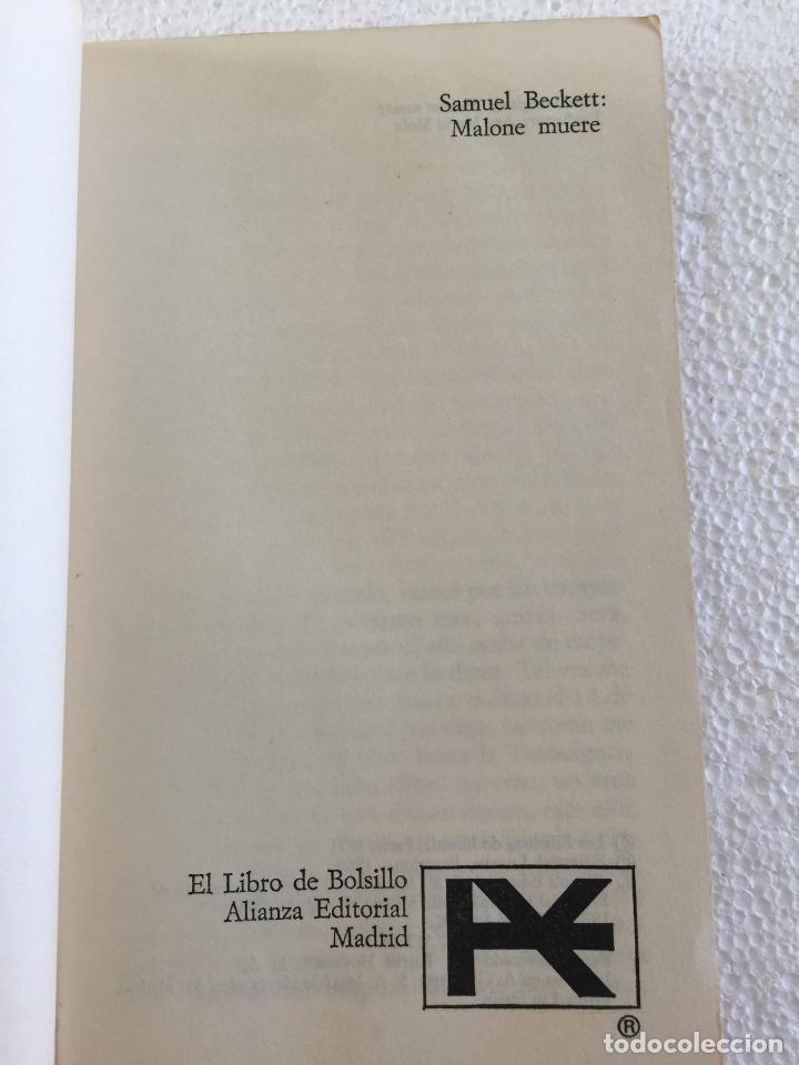 Libros de segunda mano: Malone muere - Samuel Beckett - Foto 2