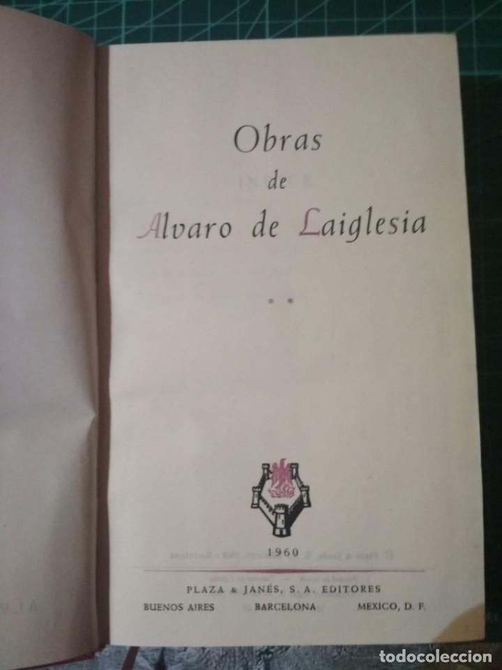 Libros de segunda mano: OBRAS DE ALVARO DE LAIGLESIA - Foto 1