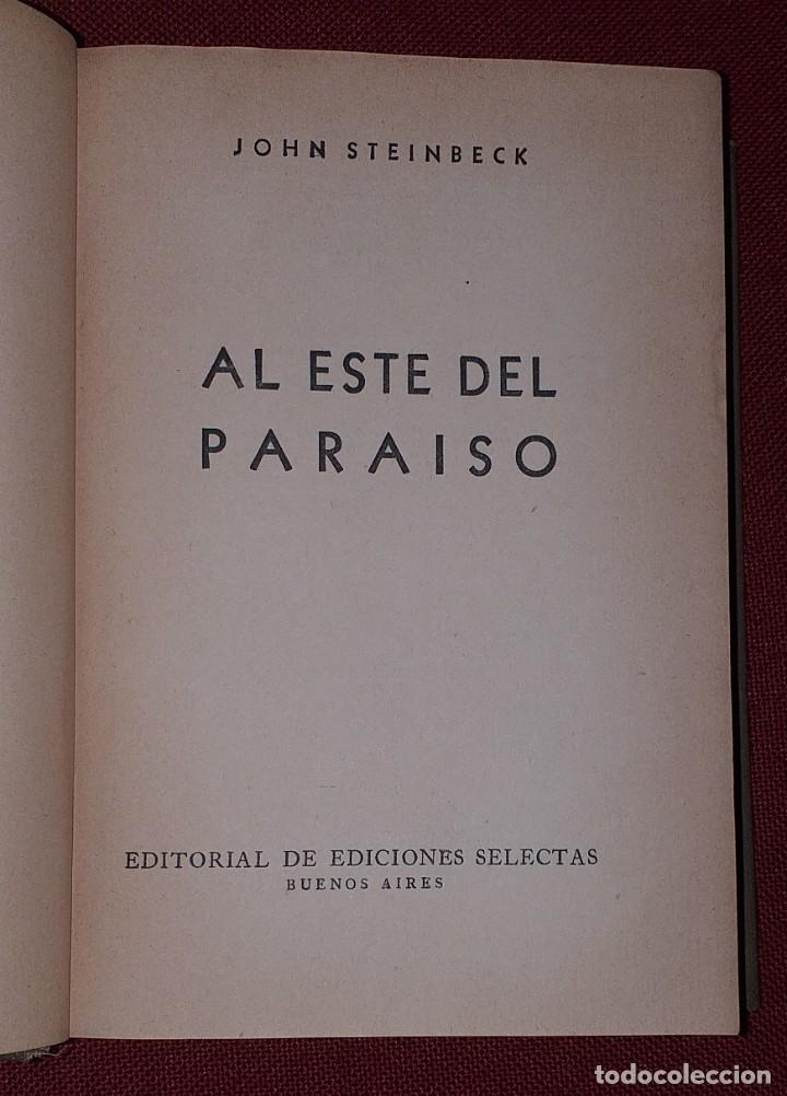 Libros de segunda mano: AL ESTE DEL PARAISO (AL ESTE DEL EDEN) - Foto 2