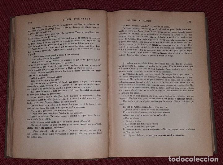 Libros de segunda mano: AL ESTE DEL PARAISO (AL ESTE DEL EDEN) - Foto 4