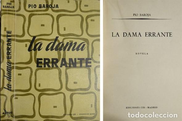 Libros de segunda mano: BAROJA, P&iacute;o. La dama errante. Novela. 1960. - Foto 1