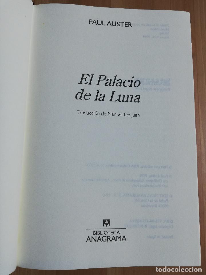 Libros de segunda mano: EL PALACIO DE LA LUNA (PAUL AUSTER) - Foto 2