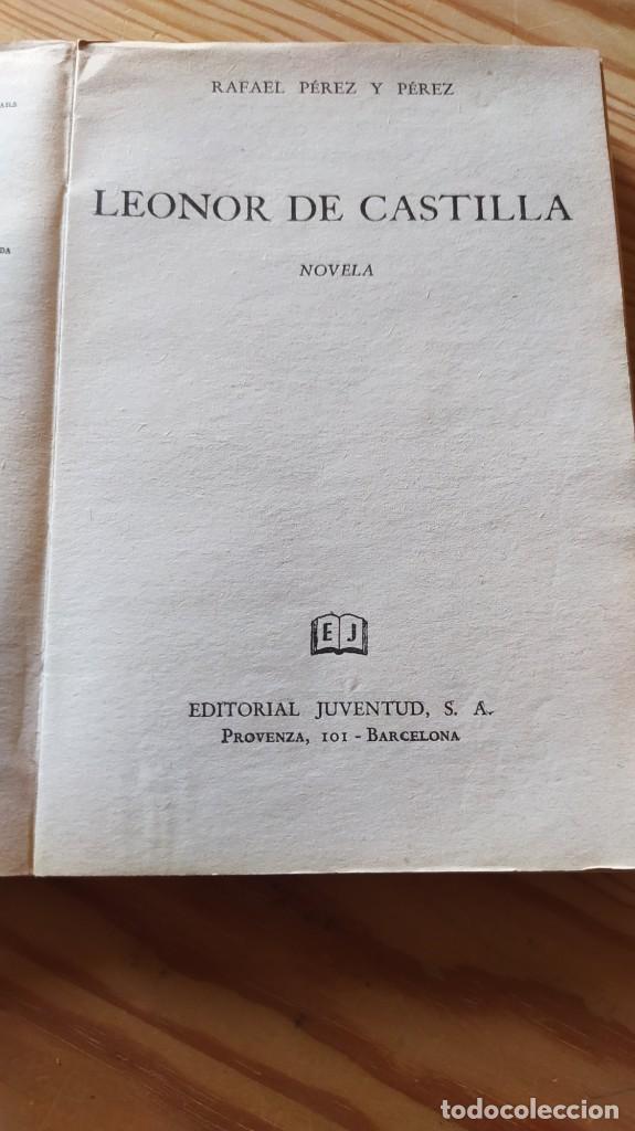 Libros de segunda mano: LEONOR DE CASTILLA, Rafael P&eacute;rez y P&eacute;rez - Foto 2