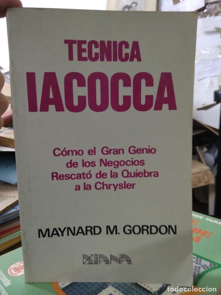 Gebrauchte B&uuml;cher: T&eacute;cnica Iacocca, Maynard M. Gordon. L.1405-1246