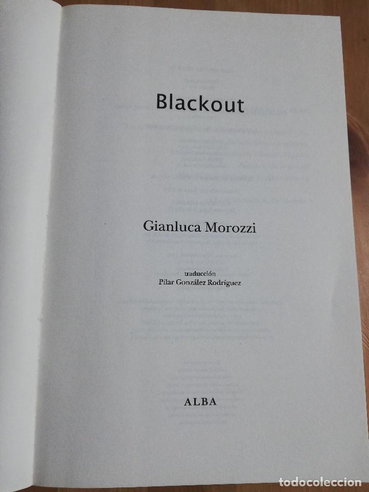 Libros de segunda mano: BLACKOUT (GIANLUCA MOROZZI) - Foto 2