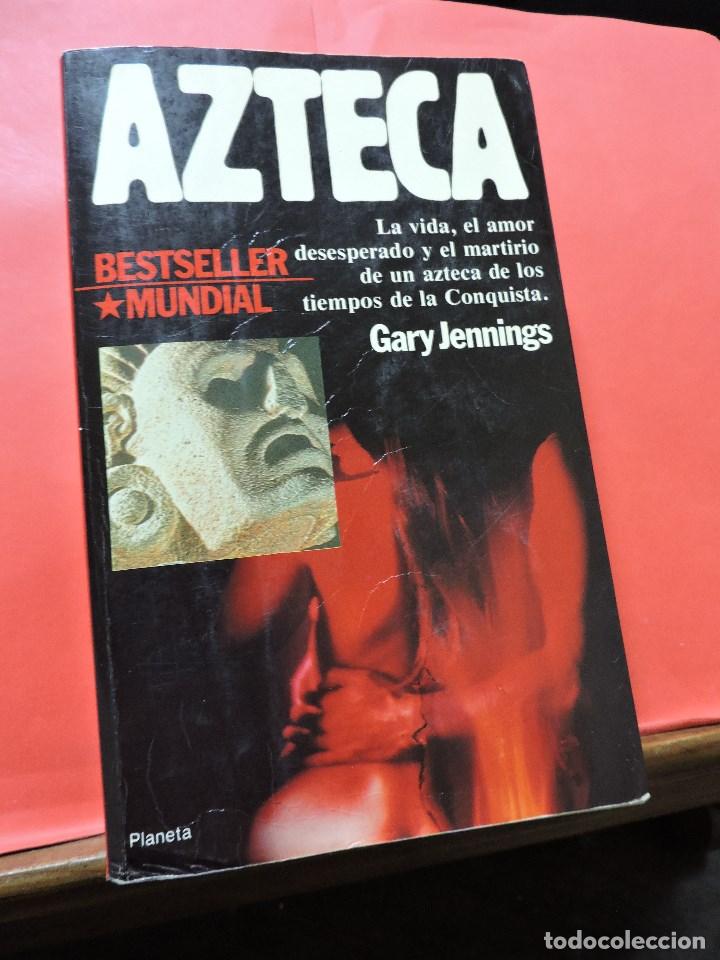 Libros de segunda mano: Azteca. JENNINGS, Gary. Planeta - Foto 1