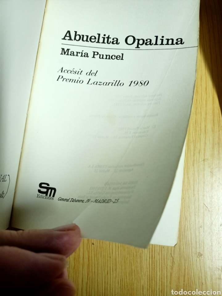 Libros de segunda mano: Mar&iacute;a Puncel - Abuelita Opalina - Foto 3