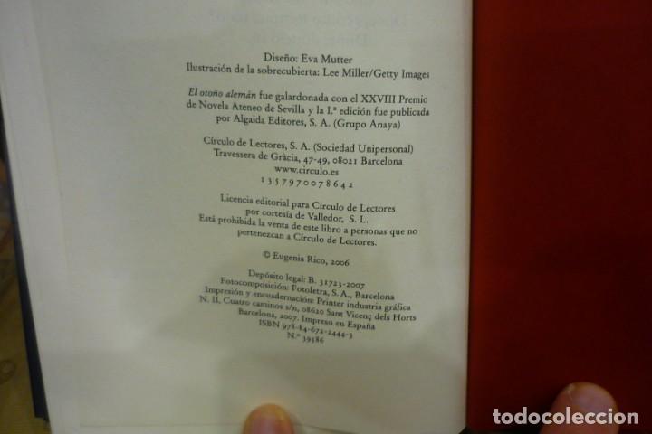 Libros de segunda mano: EL OTO&Ntilde;O ALEM&Aacute;N, DE EUGENIA RICO. - Foto 8