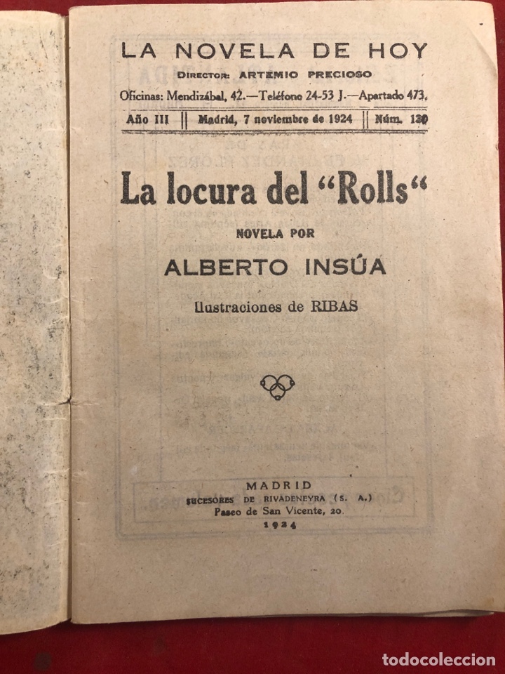 Libros de segunda mano: LA LOCURA DEL ROLLS - Foto 2