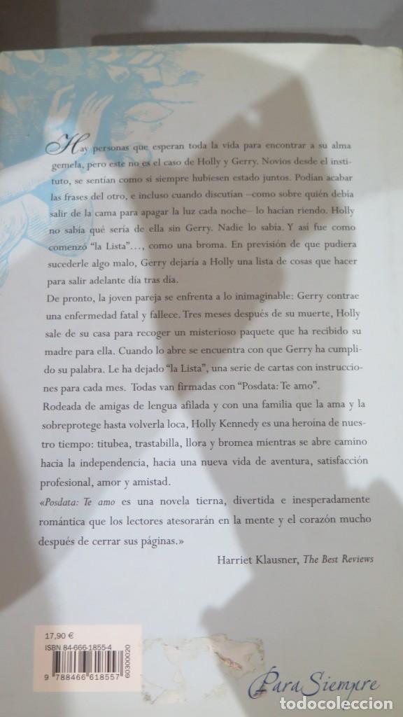 Libros de segunda mano: POSDATA TE AMO. AHERN - Foto 2