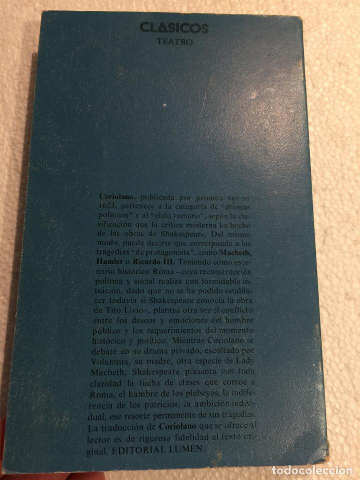Libros de segunda mano: Coriolano - William Shakespeare - Foto 3