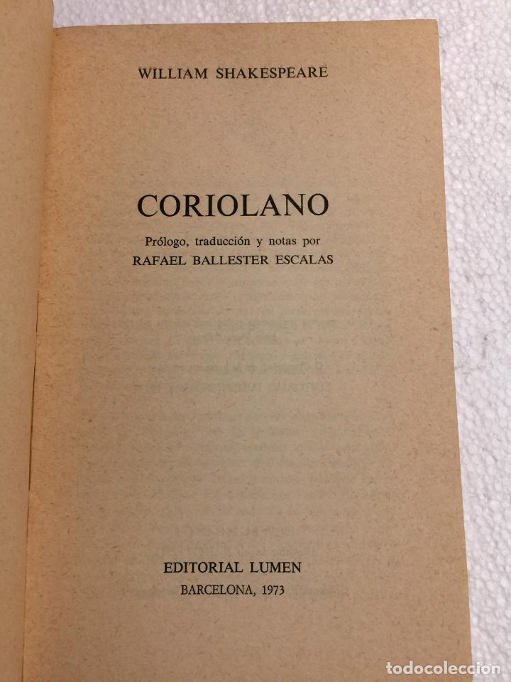 Libros de segunda mano: Coriolano - William Shakespeare - Foto 5