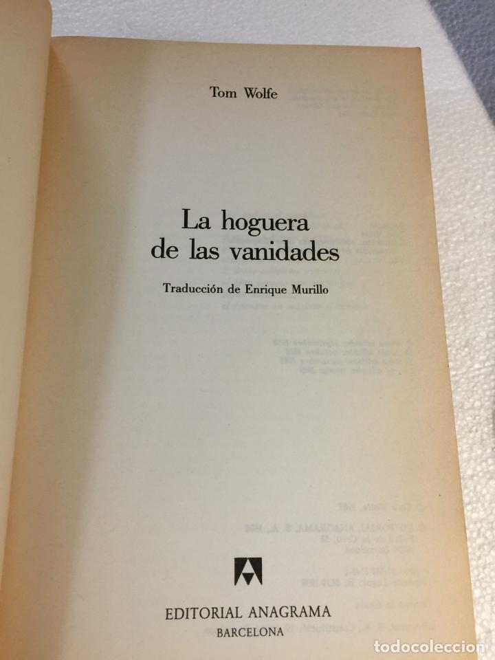 Libros de segunda mano: La hoguera de las vanidades - Tom Wolfe - Foto 4