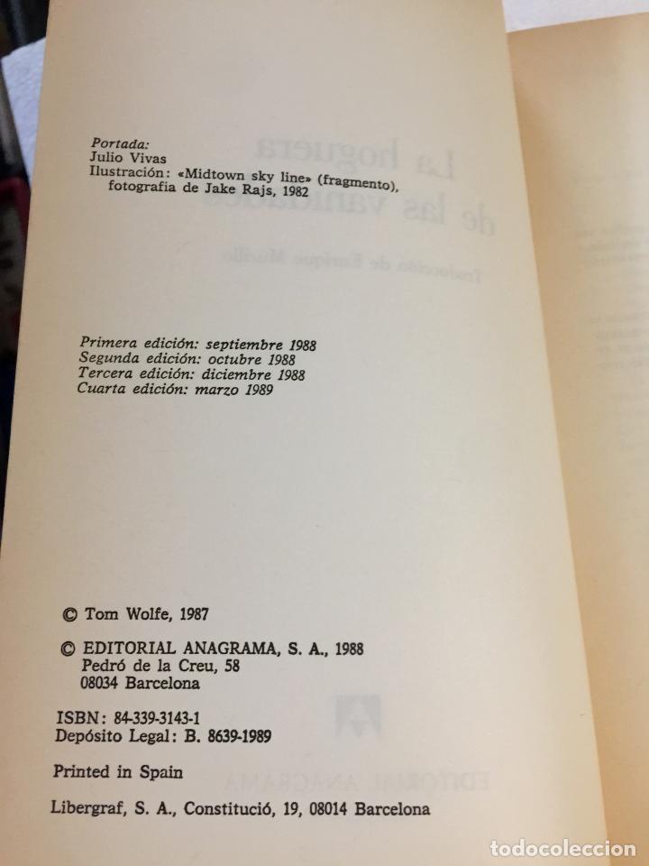 Libros de segunda mano: La hoguera de las vanidades - Tom Wolfe - Foto 5