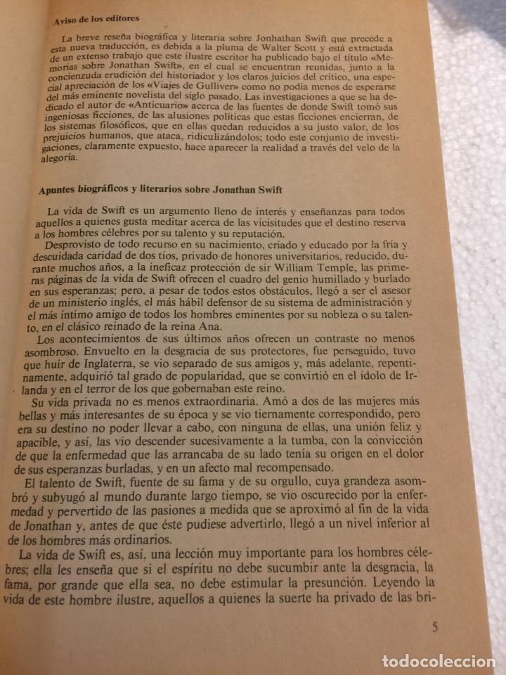 Libros de segunda mano: Viajes de Gulliver - Jonathan Swift - Foto 3