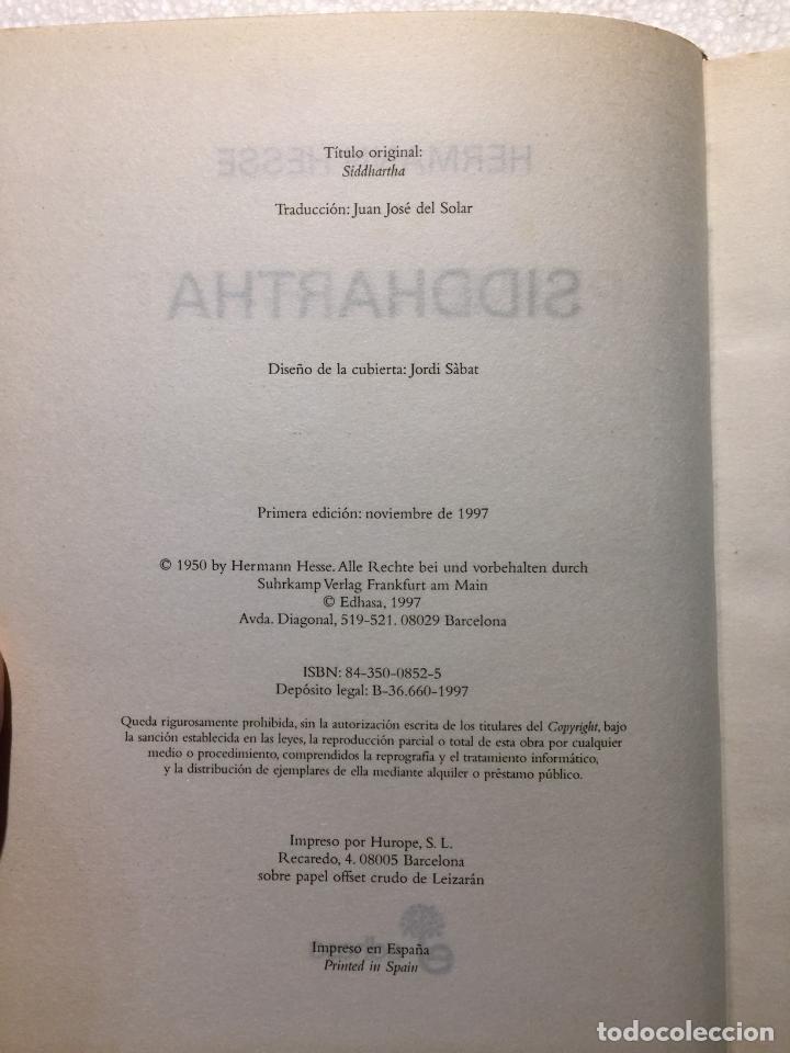 Libros de segunda mano: Sidhartha - Hermann Hesse - Foto 3