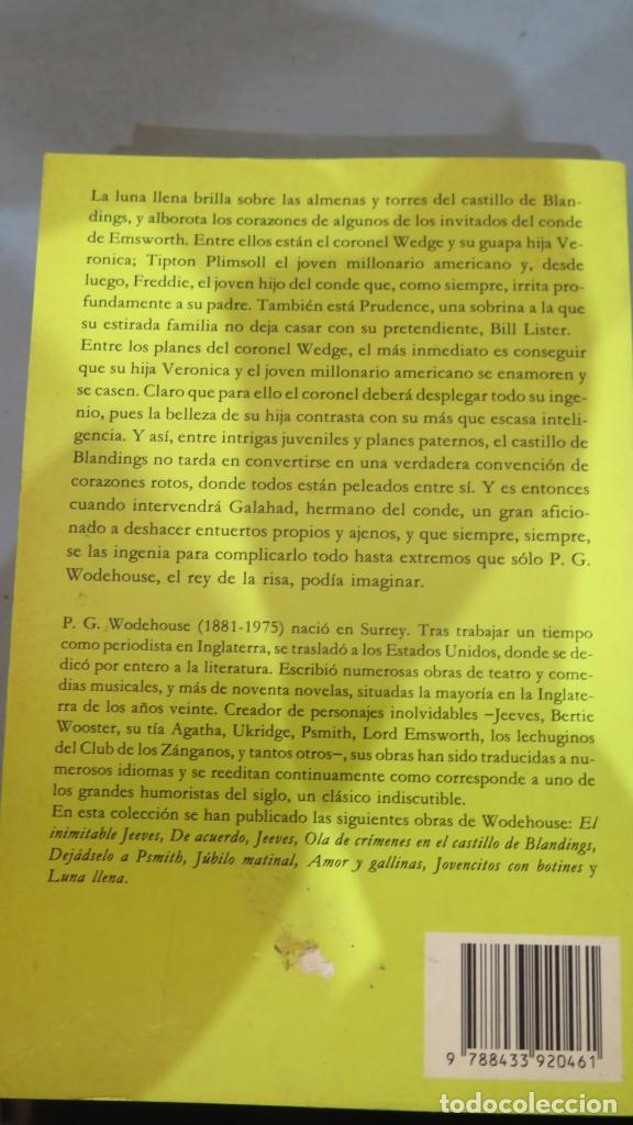 Libros de segunda mano: 1992.- LUNA LLENA. WODEHOUSE - Foto 2