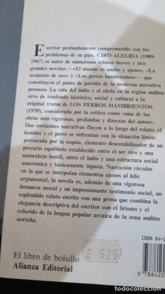 Libros de segunda mano: 1994.- LOS PERROS HAMBRIENTOS. CIRO ALEGRIA - Foto 2