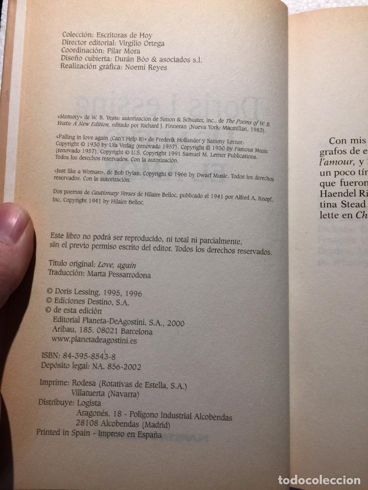 Libros de segunda mano: De nuevo, el amor - Doris Lessing - Foto 4