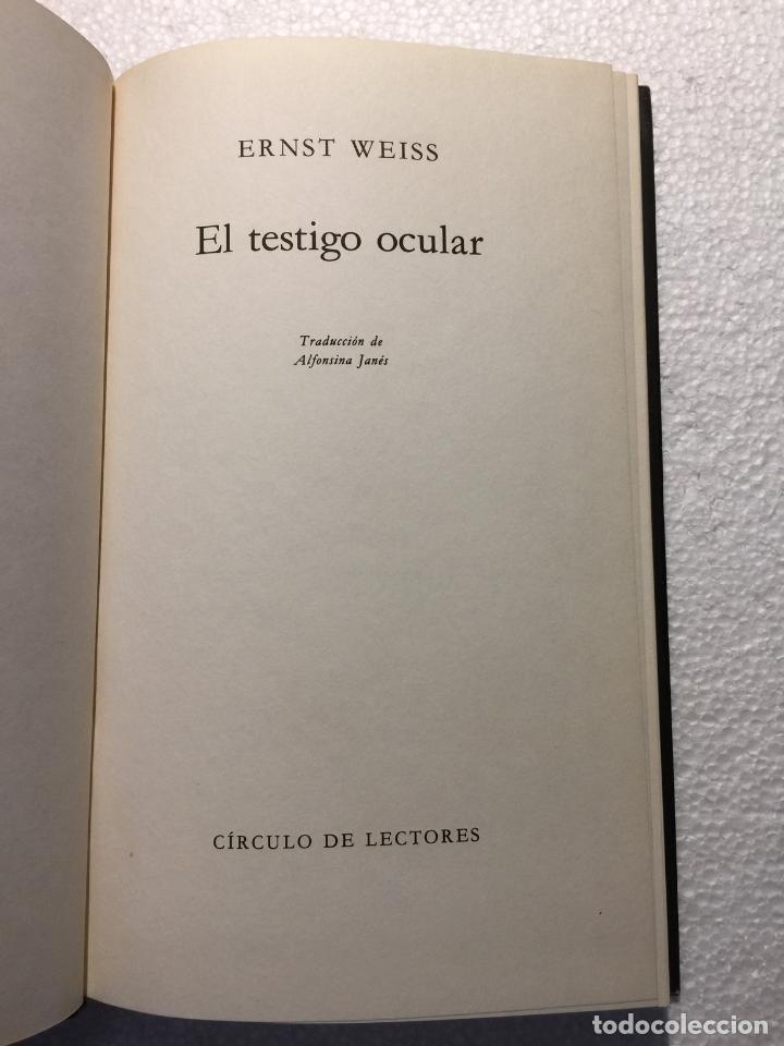 Libros de segunda mano: El testigo ocular - Ernst Weiss - Foto 4