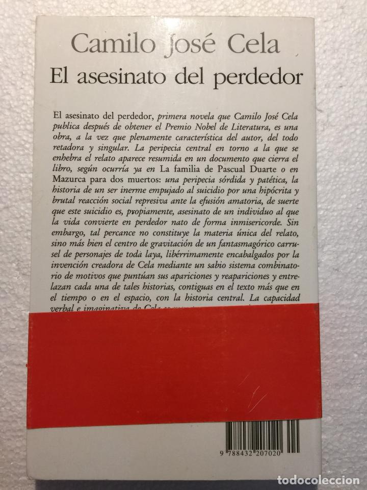 Libros de segunda mano: El asesinato del perdedor - Camilo Jos&eacute; Cela - Foto 2