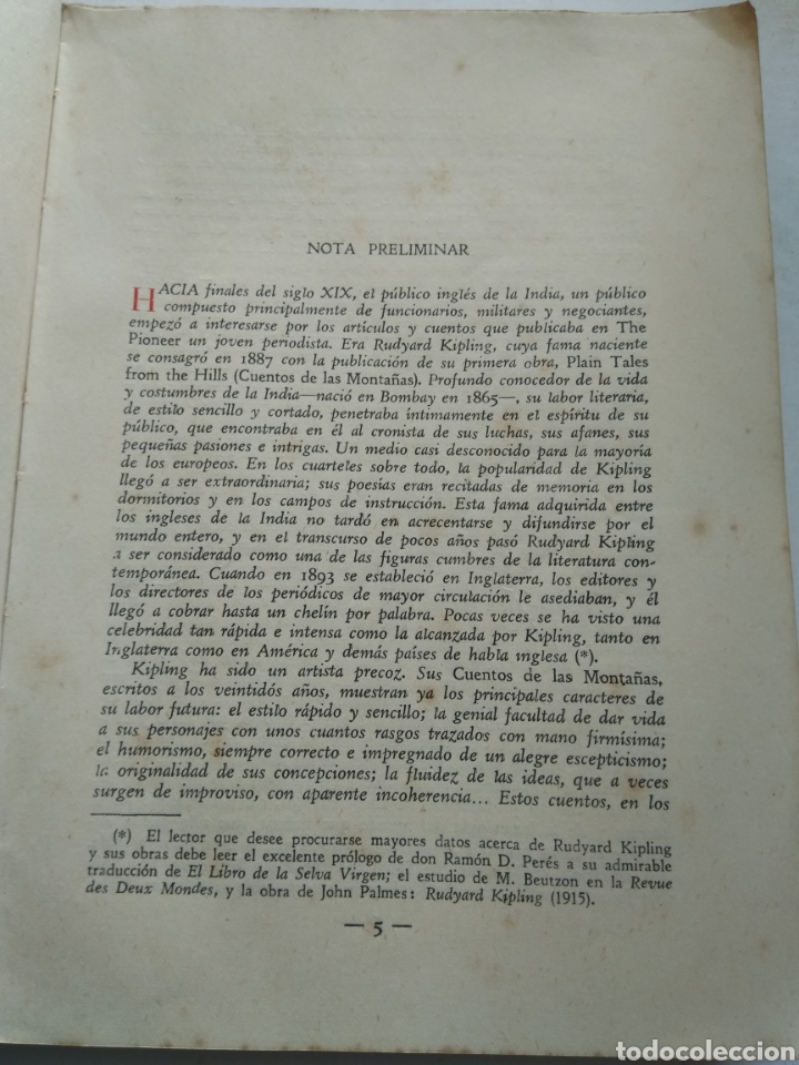 Libros de segunda mano: KIM DE LA INDIA/RUDYARD KIPLING - Foto 4