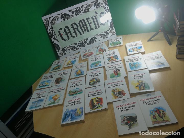 Libros de segunda mano: CL&Aacute;SICOS JUVENILES, AVENTURAS, 24 LIBROS