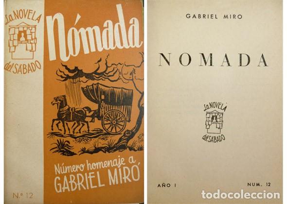 Libros de segunda mano: MIR&Oacute;, Gabriel. N&oacute;mada. S.a. (1954). - Foto 1