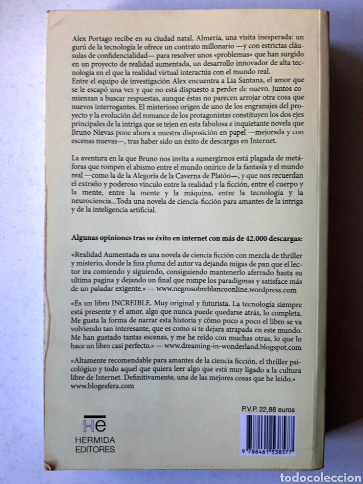 Libros de segunda mano: REALIDAD AUMENTADA - Bruno Nievas - Foto 2