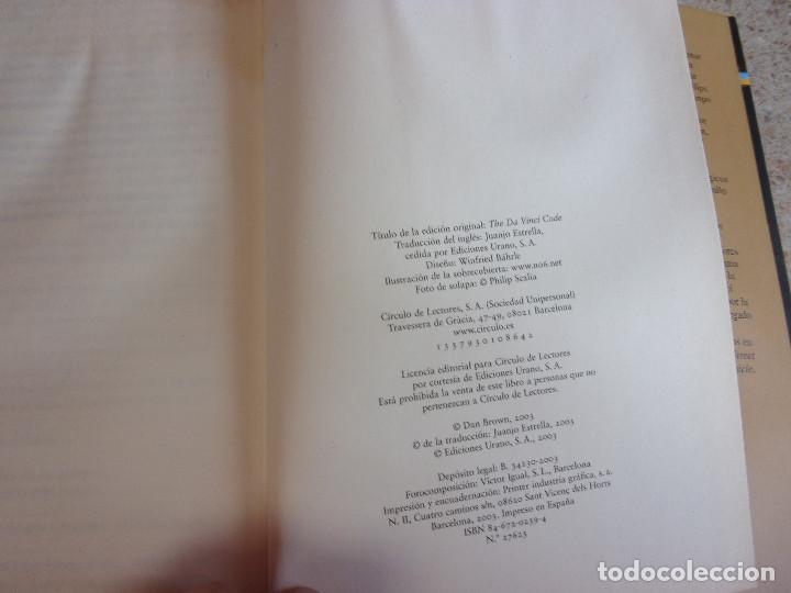 Libros de segunda mano: EL C&Oacute;DIGO DA VINCI - DAN BROWN. - Foto 3