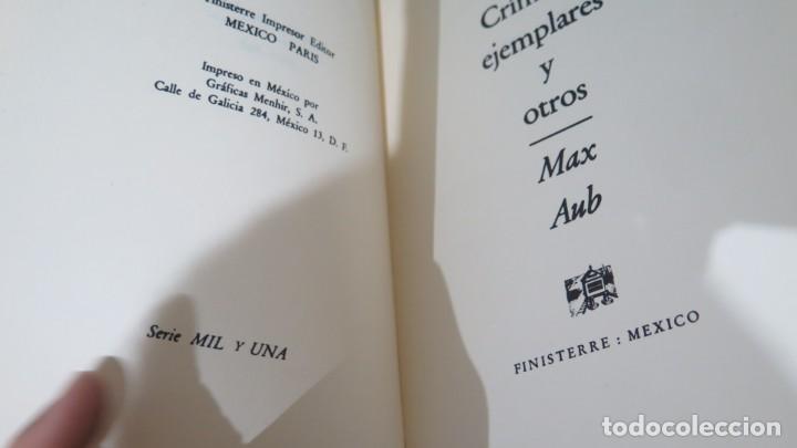 Libros de segunda mano: CRIMENES EJEMPLARES. MAX AUB - Foto 2