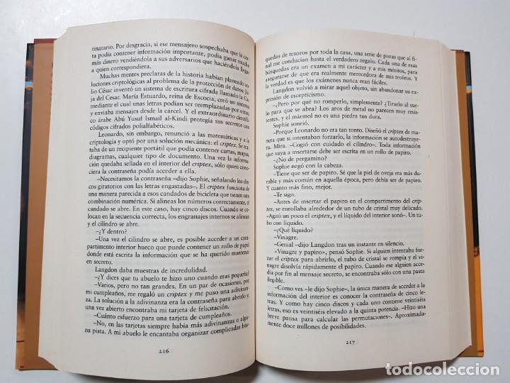 Libros de segunda mano: EL CODIGO DA VINCI. DAN BROWN. CIRCULO DE LECTORES. 2003 - Foto 6