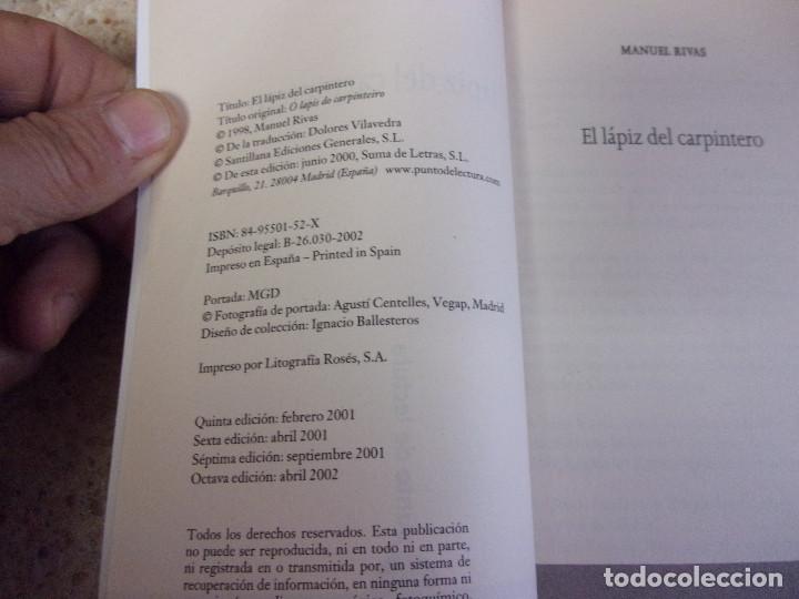 Libros de segunda mano: EL L&Aacute;PIZ DEL CARPINTERO. - Foto 3