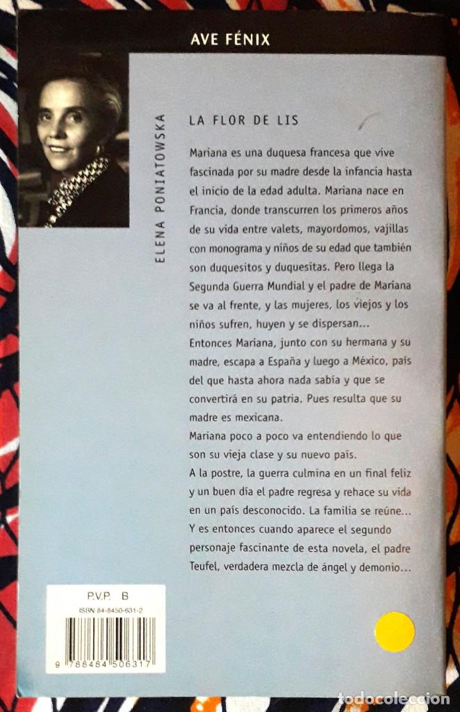 Libros de segunda mano: Elena Poniatowska . La flor de lis - Foto 2