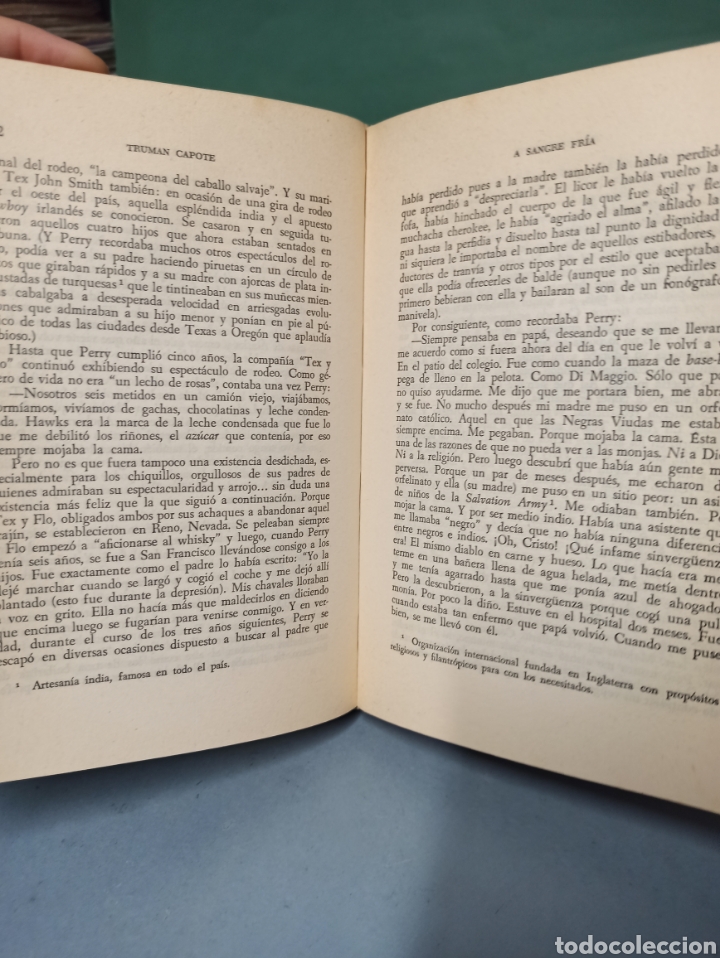 Libros de segunda mano: A Sangre Fría de Truman Capote Editorial Noguer, S. A. Octava Edición 1966 - Foto 3 - 242158405