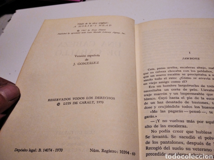 Libros de segunda mano: Una cabeza de caballo, Evan Hunter - Foto 4