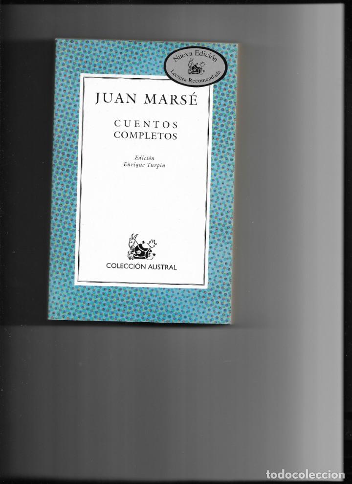 Libros de segunda mano: Cuentos completos.Austral.Juan Mars&eacute; - Foto 1