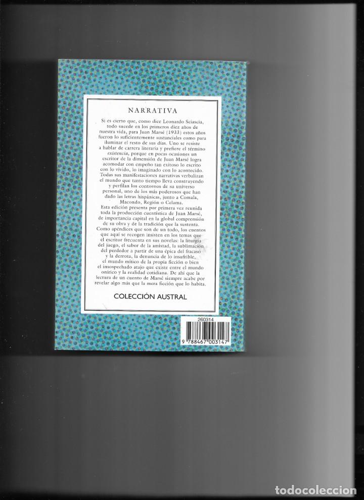 Libros de segunda mano: Cuentos completos.Austral.Juan Mars&eacute; - Foto 2