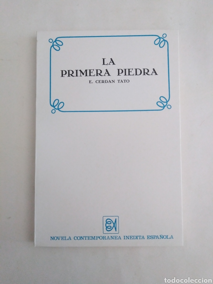 Libros de segunda mano: La primera piedra / E. Cerd&aacute;n Tato. - Foto 1