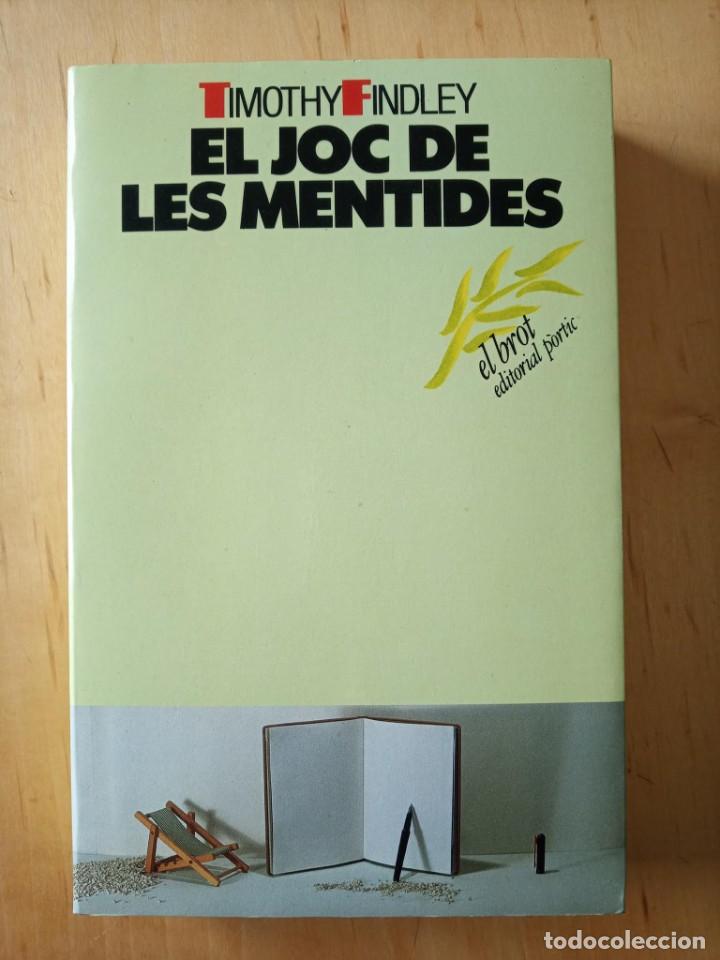 Libros de segunda mano: TIMOTHY FINDLEY EL JOC DE LES MENTIDES